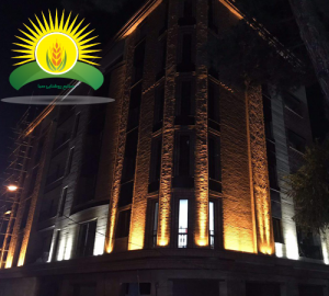 نورپردازی نمای مدرن