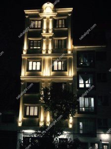نورپردازی نمای ساختمان 8