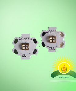 LED 395nm  ماورا بنفش ال ای دی فرابنفش ۴ چیپ  "LED UV "A